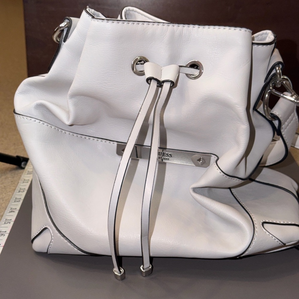 GUESS Light Grey Bucket Bag